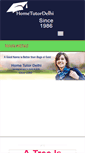 Mobile Screenshot of hometutordelhi.com